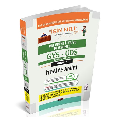 GYS-ÜDS Belediye İtfaiye Personeli 2. Grup İtfaiye Amiri Soru Bankası