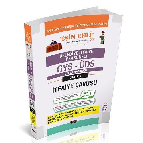 GYS-ÜDS Belediye İtfaiye Personeli 1. Grup İtfaiye Çavuşu Soru Bankası