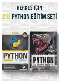 Herkes için 2'li Python Eğitim Seti (2 Kitap)