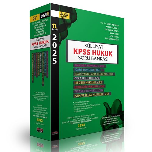 Külliyat KPSS Hukuk Soru Bankası