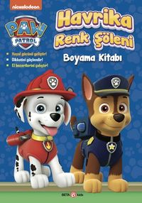 Paw Patrol Havrika Renk Şöleni Boyama Kitabı