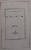 Se&ccedil;me Yazılar (11-Z-243)