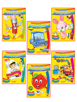 Kavramlar Boyama Seti (6 kitap)