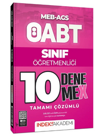 ÖABT MEB-AGS Sınıf Öğretmenliği 10 DenemeX Çözümlü