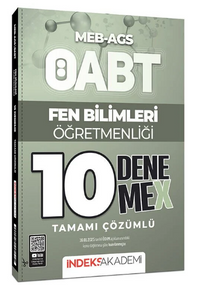 ÖABT MEB-AGS Fen Bilimleri Öğretmenliği 10 DenemeX Çözümlü