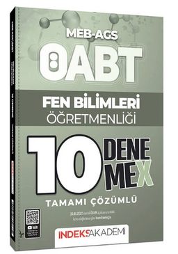ÖABT MEB-AGS Fen Bilimleri Öğretmenliği 10 DenemeX Çözümlü