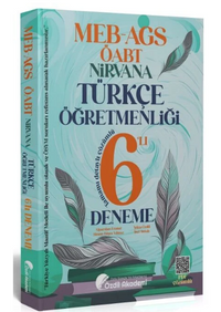 ÖABT MEB-AGS Türkçe Öğretmenliği NİRVANA 6 Deneme Çözümlü