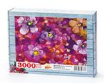 Mor Menekşeler (Sürpriz Parçalı) Ahşap Puzzle 3000 Parça (BC75-SP-MMM)