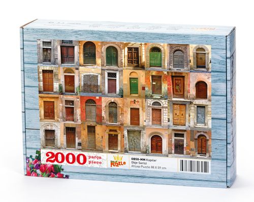 Kapılar Ahşap Puzzle 2000 Parça (OB50-MM)