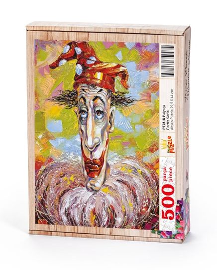 Palyaço Ahşap Puzzle 500 Parça (PT06-D)