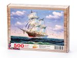Fırtınada Yelkenli Ahşap Puzzle 500 Parça (MZ36-D)