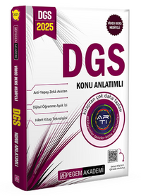 2025 DGS Konu Anlatımlı