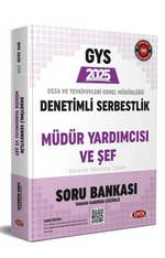 Ceza ve Tevkifevleri Denetimli Serbestlik Müdür Yardımcılığı Ve Şeflik Gys Soru Bankası – Karekod Çözümlü
