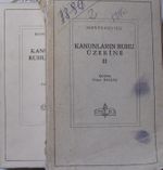 Kanunların Ruhu Üzerine 2 Cilt (2-D-63)
