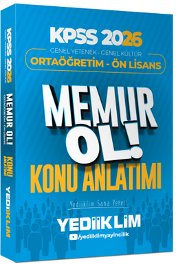 2026 KPSS Genel Yetenek Genel Kültür Ortaöğretim - Ön Lisans Memur Ol Konu Anlatımı
