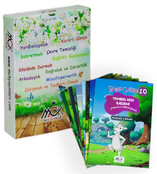 Yeşil Vatan Serisi (10 Kitap Set) Resimli Hikaye (1.Sınıflar İçin)