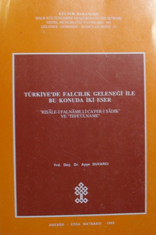 Türkiyede Falcılık Geleneği İle Bu Konuda İki Eser / 4-G-22