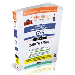 GYS Belediye Zabıta Personeli Konu Anlatımı Grup 2 Zabıta Amiri