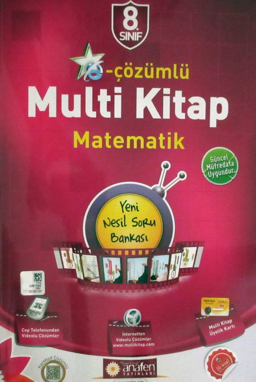 8.Sınıf e-Çözümlü Multi Kitap Matematik