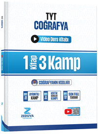 Coğrafyanın Kodları TYT Coğrafya 1 Kitap 3 Kamp Video Ders Kitabı