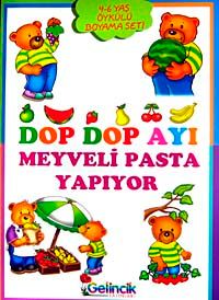 Dop Dop Ayı Meyveli Pasta Yapıyor