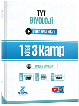 Biosem TYT Biyoloji 1 Kitap 3 Kamp Video Ders Kitabı