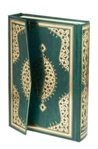 Kur'an-ı Kerim - Mehmet Özçay Hatlı, Rahle Boy, 2 Renkli, Yeşil Cilt