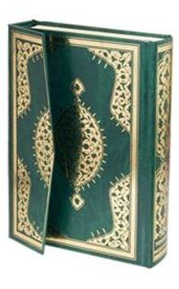 Kur'an-ı Kerim - Mehmet Özçay Hatlı, Hafız Boy, 2 Renkli, Yeşil Cilt