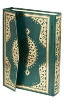 Kur'an-ı Kerim - Mehmet Özçay Hatlı, Hafız Boy, 2 Renkli, Yeşil Cilt