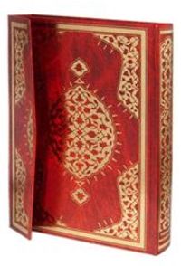 Kur'an-ı Kerim - Mehmet Özçay Hatlı, Hafız Boy, 2 Renkli, Kırmızı Cilt