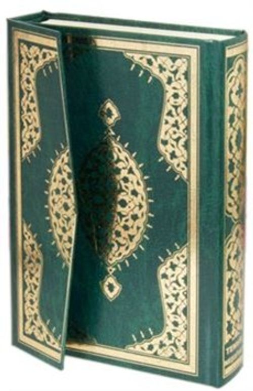 Kur'an-ı Kerim - Mehmet Özçay Hatlı, Cami Boy, 2 Renkli, Yeşil Cilt