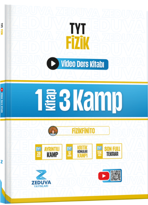 Fizikfinito TYT Fizik 1 Kitap 3 Kamp Video Ders Kitabı