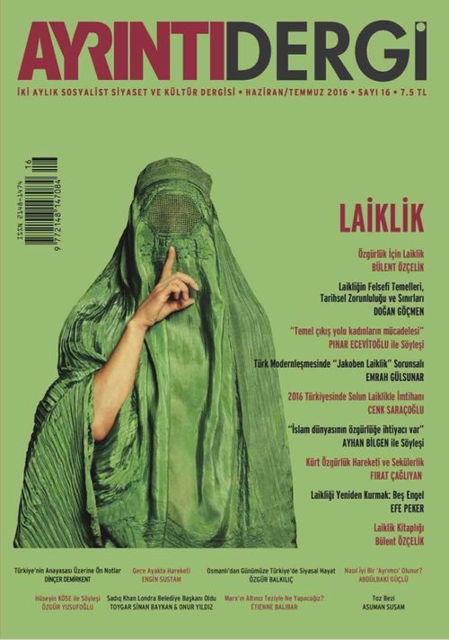 Ayrıntı İki Aylık Sosyalist Siyaset ve Kültür Dergisi Sayı:16 Haziran-Temmuz 2016