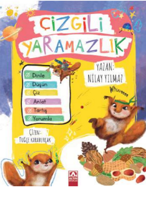 Çizgili Yaramazlık (Karton Kapak)