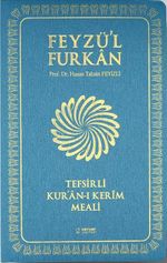 Feyzü'l Furkan Tefsirli Kur'an-ı Kerim Meali (Orta boy - İnce Cilt) (Turkuaz)