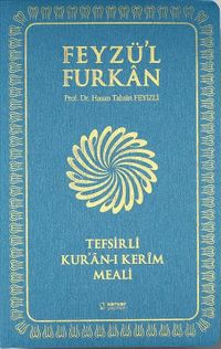 Feyzü'l Furkan Tefsirli Kur'an-ı Kerim Meali (Orta boy - İnce Cilt) (Turkuaz)
