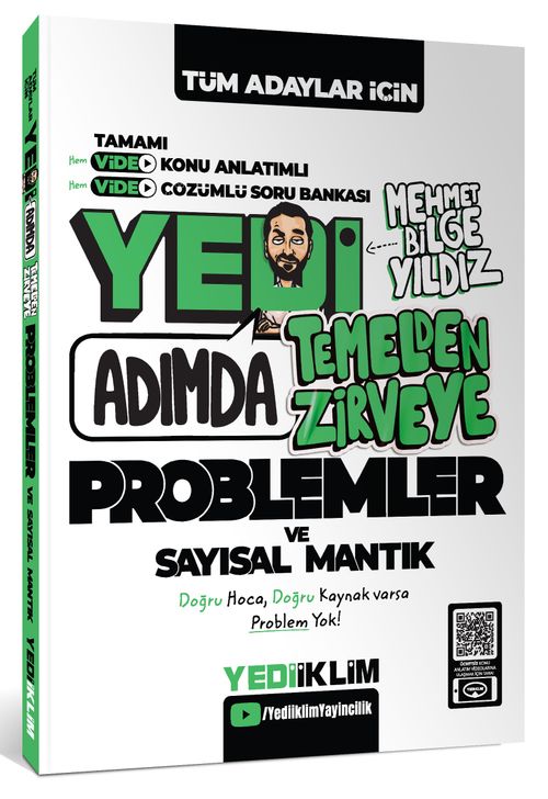 Tüm Adaylar için Yedi Adımda Temelden Zirveye Problemler ve Sayısal Mantık Video Konu Anlatımlı Video