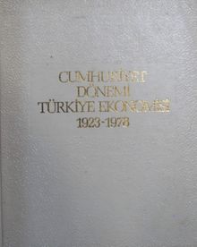 Cumhuriyet Dönemi Türkiye Ekonomisi 1923-1978 (1-F-43)