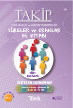 Takip İcra Müdür ve Müdür Yardımcılığı Süreler ve Oranlar El Kitabı