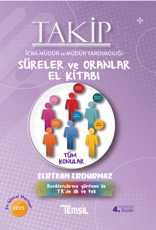 Takip İcra Müdür ve Müdür Yardımcılığı Süreler ve Oranlar El Kitabı