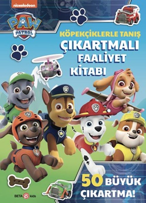 Paw Patrol Köpekçiklerle Tanış Çıkartmalı Faaliyet Kitabı