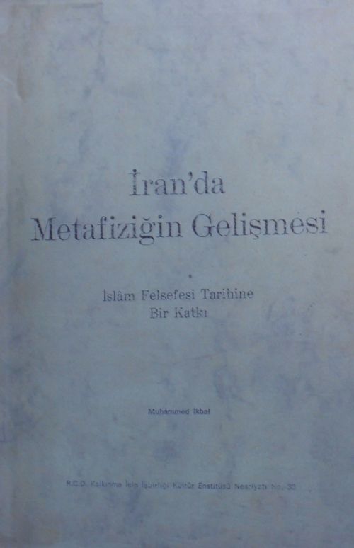 İranda Metafiziğin Gelişmesi (Kod:11-B-5)
