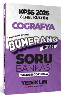 2026 KPSS Genel Kültür Bumerang Coğrafya Tamamı Çözümlü Soru Bankası