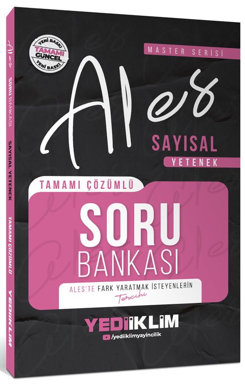 2026 ALES Sayısal Yetenek Tamamı Çözümlü Soru Bankası