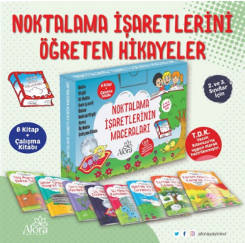 Noktalama İşaretlerini Öğreten Hikayeler (2 ve 3 Sınıflar İçin 8 + 1 Kitap)