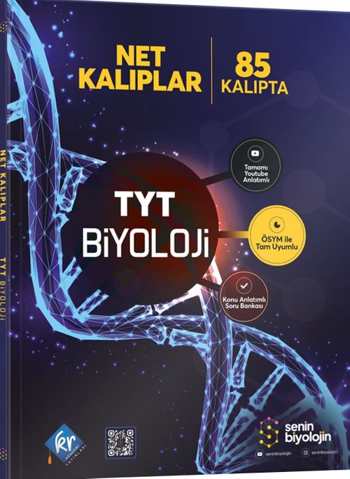 Senin Biyolojin Net Kalıplar TYT Biyoloji Konu Anlatımlı Soru Bankası