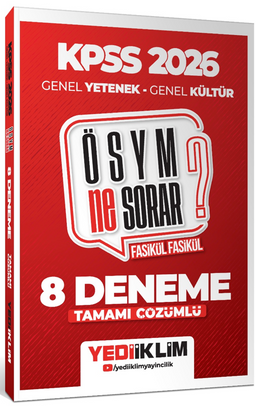 2026 KPSS ÖSYM Ne Sorar Genel Yetenek Genel Kültür Tamamı Çözümlü Fasikül 8 Deneme
