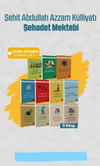 Sehit Abdullah Azzam K&uuml;lliyatı Şehadet Mektebi 11 Kitap