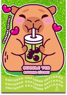 Kapibara - Bubble Tea Boyama Kitabı