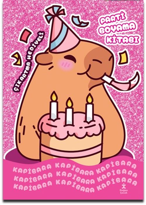 Kapibara - Parti Boyama Kitabı
